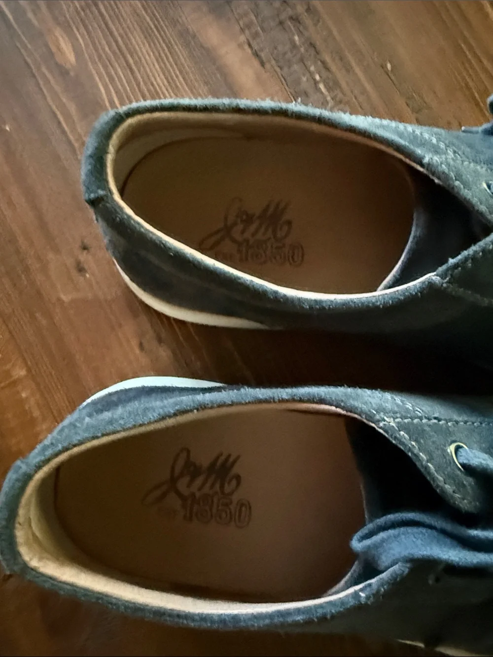 Johnston & Murphy Men's Low-Top Sneakers in Slate Blue